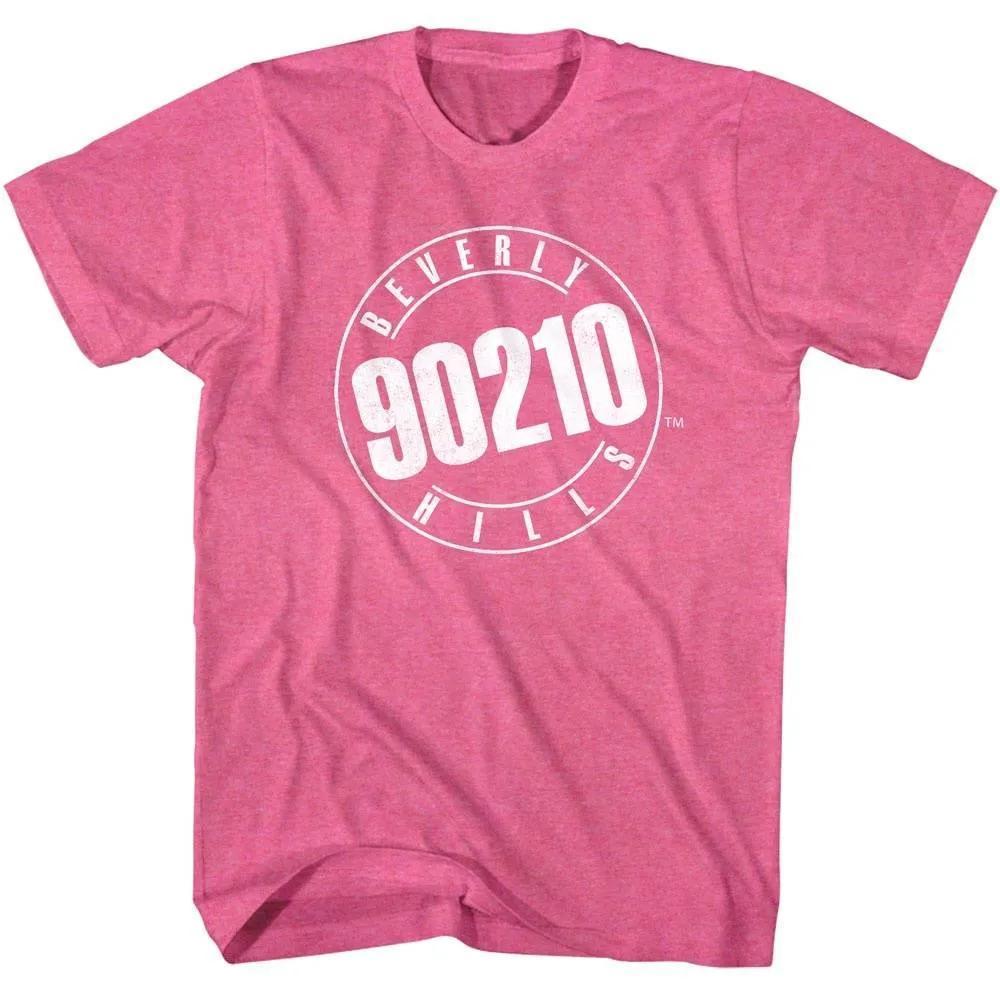 Beverly Hills 90210 Logo Pink Unisex T Shirt